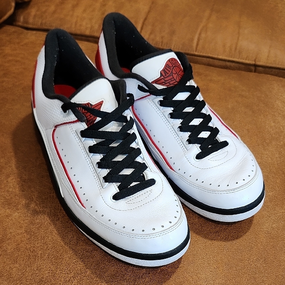 Nike Jordan 2 Low White/Red/Black Men's Sneakers